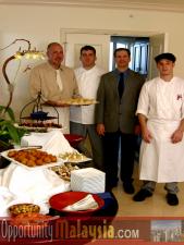 Group Photo taken in the penthouse suite at the Atlantic hotel in Fort Lauderdale of the Trina Restaurant staffFrom left to right: