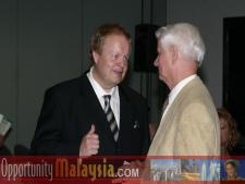 Bernhard Schutte, Chairman of Asia Committee USA, Inc. and Larry Smith, Vice President of Harris Corporation discussing the Malaysia Mission.Bernhard Schutte, Chairman of Asia Committee USA, Inc. and Larry Smith, Vice President of Harris Corporation discussing the Malaysia Mission.