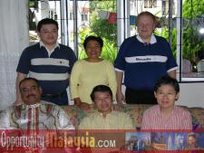 Rosnah Majid's Open House November 2004Jamaludin Hussain, Director of Management Services - MATRADE, Steven Lee, Managing Director - Ideal Motor Sport Pte Ltd, Boni Chuah, Commercial Attache', Matrix Valley Holding, Rosnah Majid, CEO - Electronic Business Management Sdn Bhd, Bernhard Schutte, Chairman of Asia Committee USA