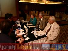 Nova Southeastern University One-to-One Appointments at Sheraton Imperial HotelDr. Martha Singleton, Executive Director of Nova Southeastern University, Dr.H.Wells Singleton, Education Provost/Univ. Dean of Nova Southeastern University, Dr. Ray Ferrero, President of Nova Southeastern University 