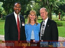 Opportunity Malaysia 2005 ParticipantsCaptain Winston Scott, Executive Director of Florida Space Authority, Paula Haiko, and Ken Haiko, Director of Florida Space Authority
