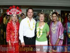 Fred and Betty Ann Rogacki get a warm welcoming in KedahFred Rogacki, President & CEO of International Warehouse Services (IWS)and Betty Ann Rogacki, Vice President of International Warehouse Services (IWS)