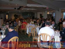 Participants enjoying their breakfast prior to the briefing